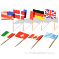 Bamboo Tootpick Flags Football World Cup vlaggen